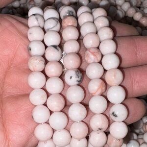 8MM Peach Jasper Bracelet